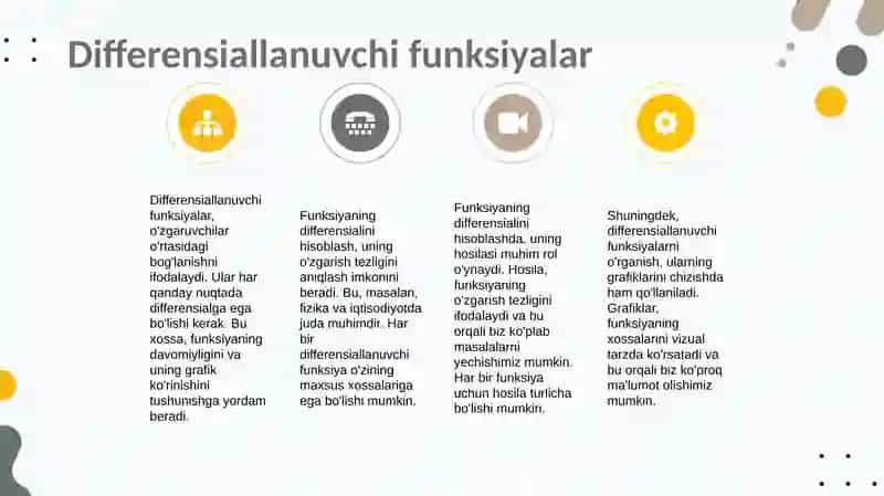 Differensiallanuvchi funksiyalar haqida ba’zi bir teoremalar. Lopital qoidasi 4