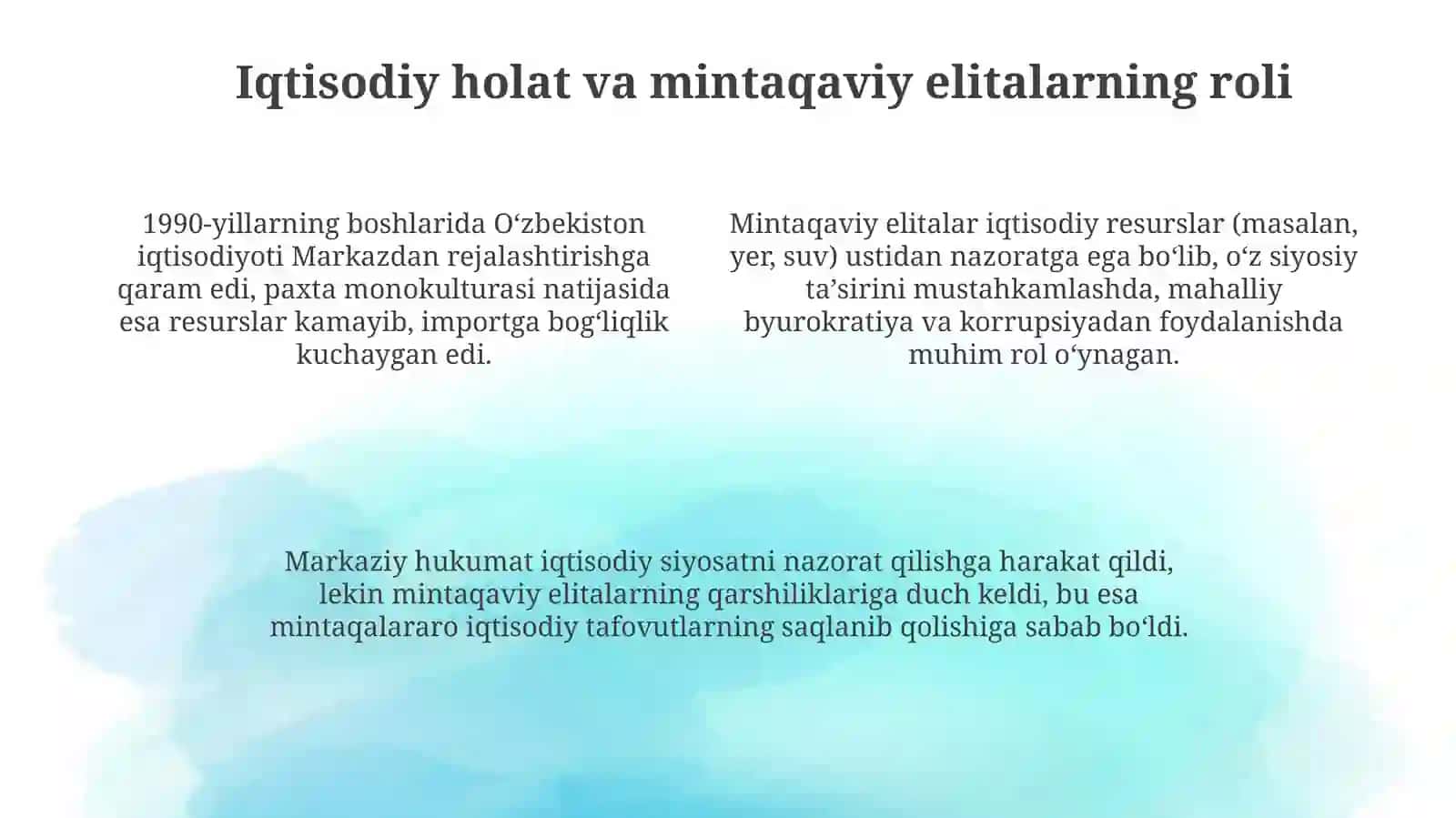 Mustaqillik erishish arafasida O'zbekistondagi ijtimoiy-siyosiy jarayonlar 4