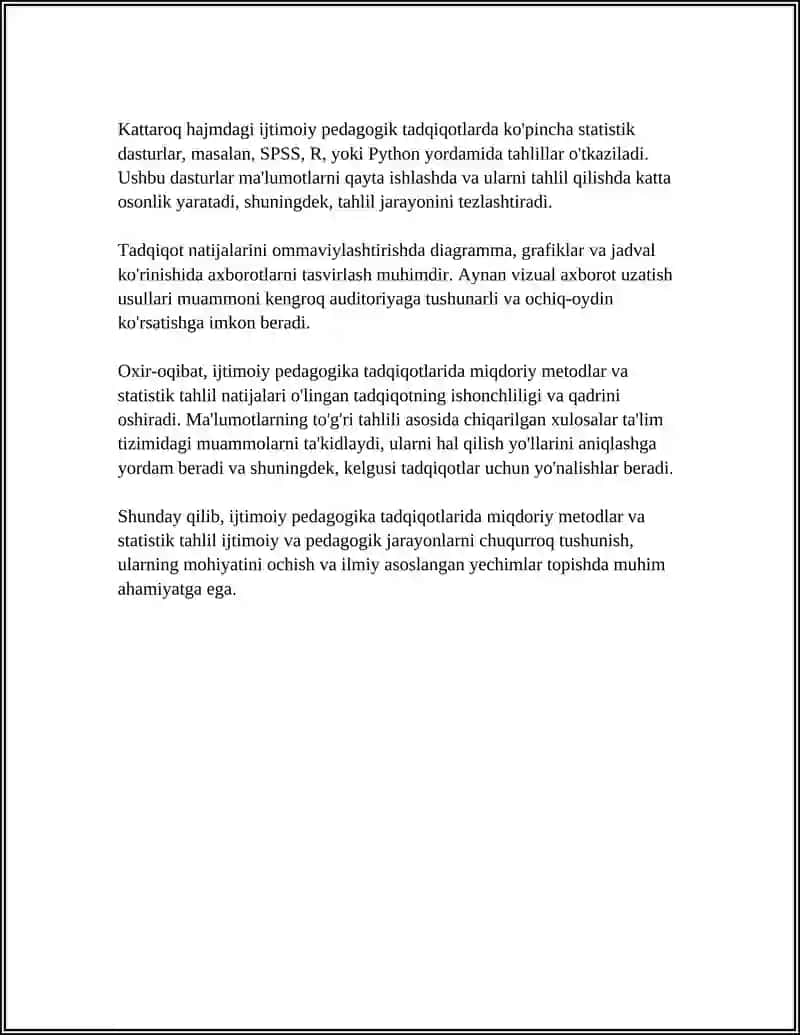 IJTIMOIY PEDAGOGIKA TADQIQOT METODLARI MAVZUSIDA 4