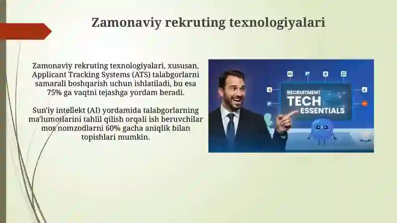 Rekrutment texnologiyasi vа vositаlаri 4