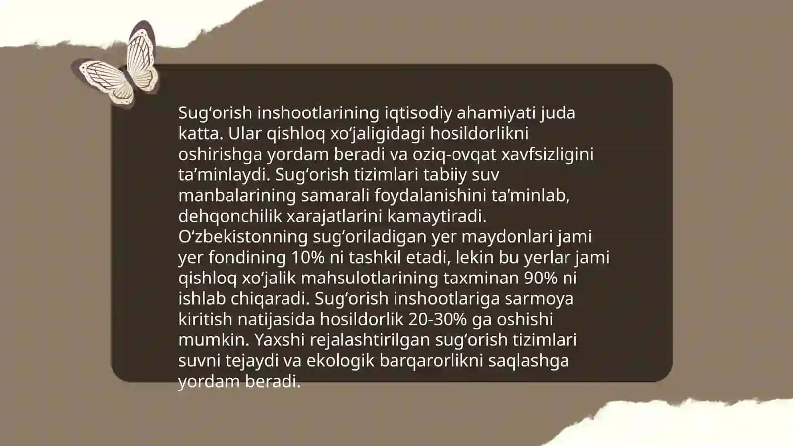 XVIII-XIX asrning 1-yarmida Oʻrta Osiyo xonliklarida sugʻorish inshootlarining barpo etilishi 4