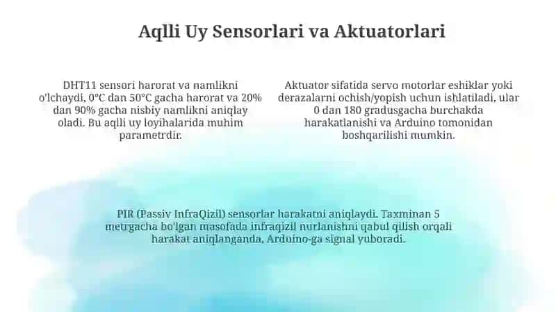 Arduino dasturida aqilli uy 4