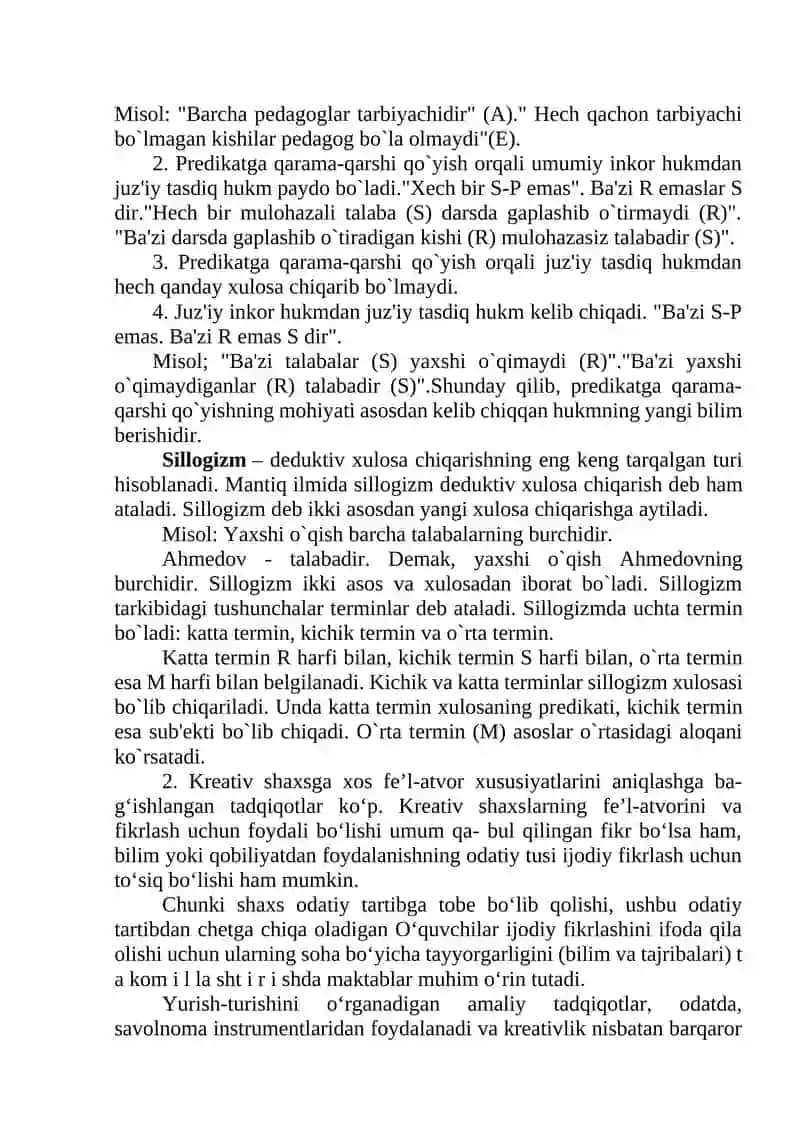 Xulosa chiqarish 4