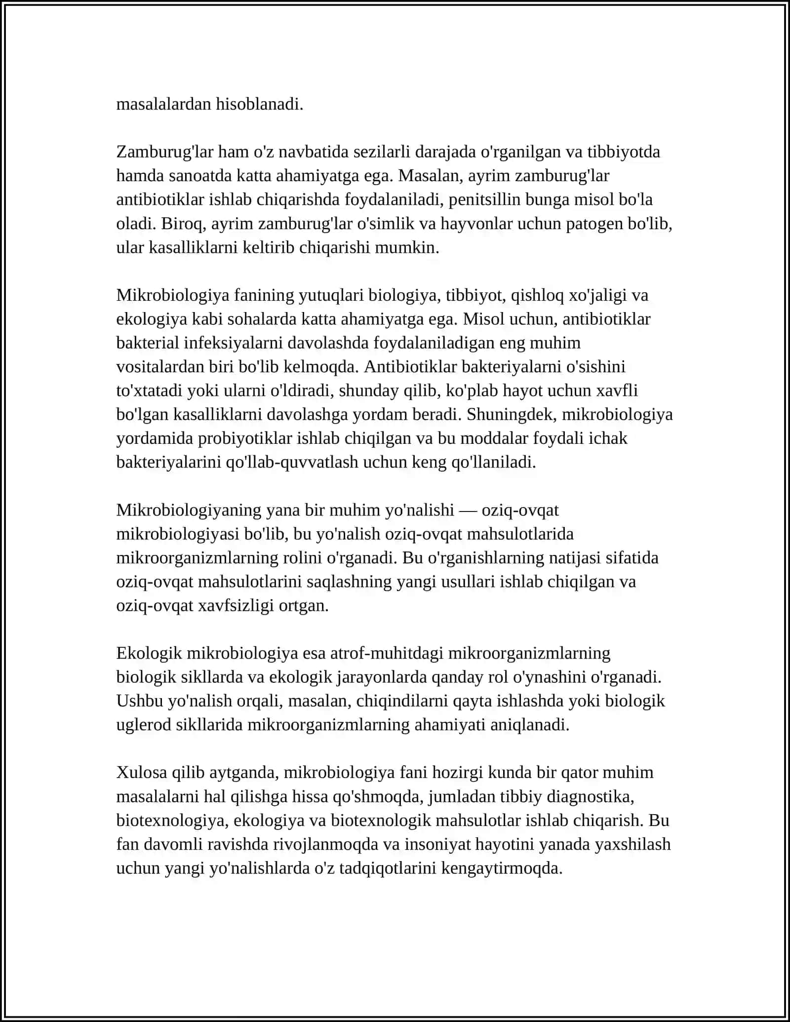 MIKROORGANIZMLARNI EKISH VA SOF KULTURASINI AJRATIB OLISH 4