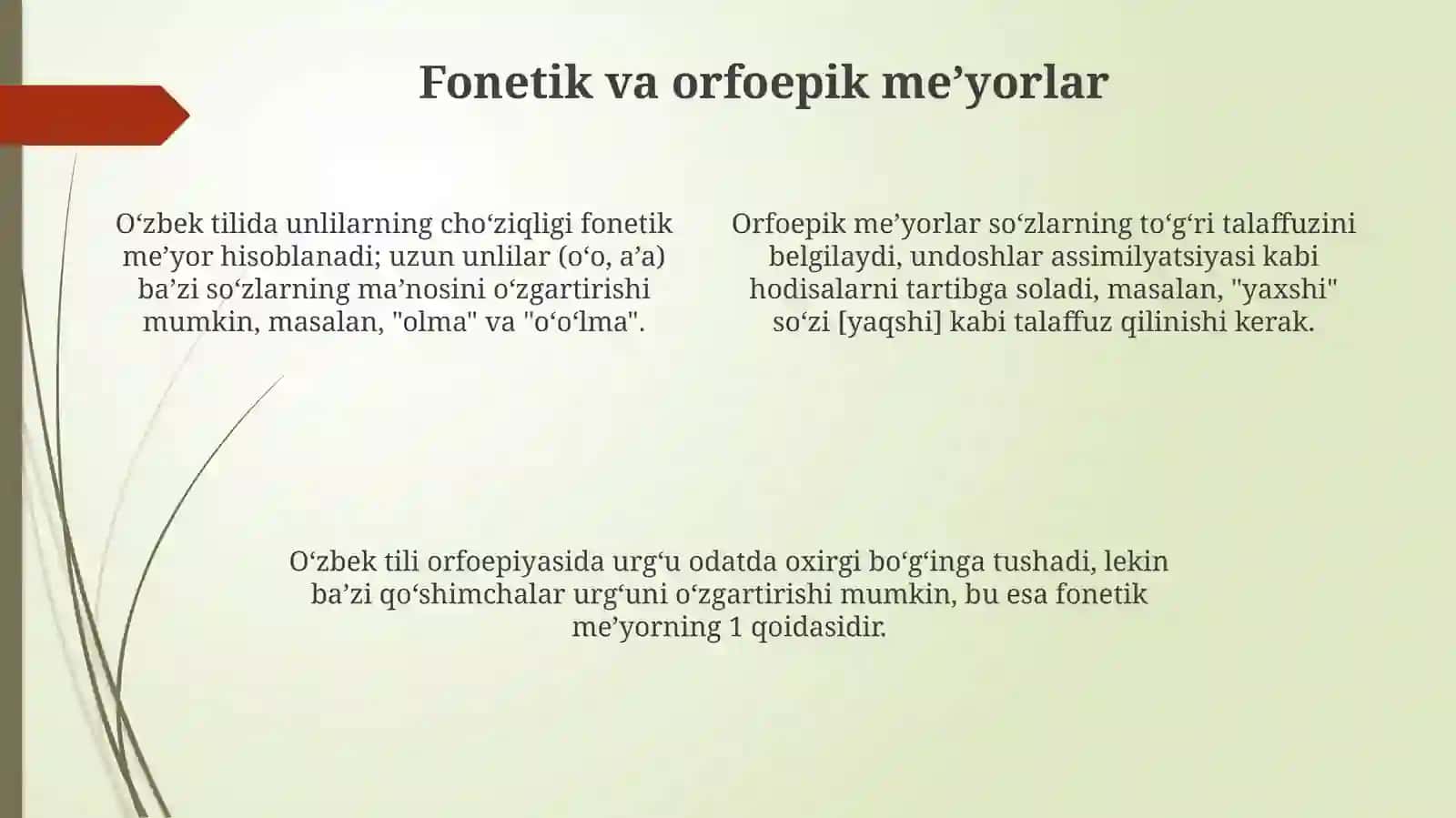 O'zbek adabiy tilining meʼyorlari 4