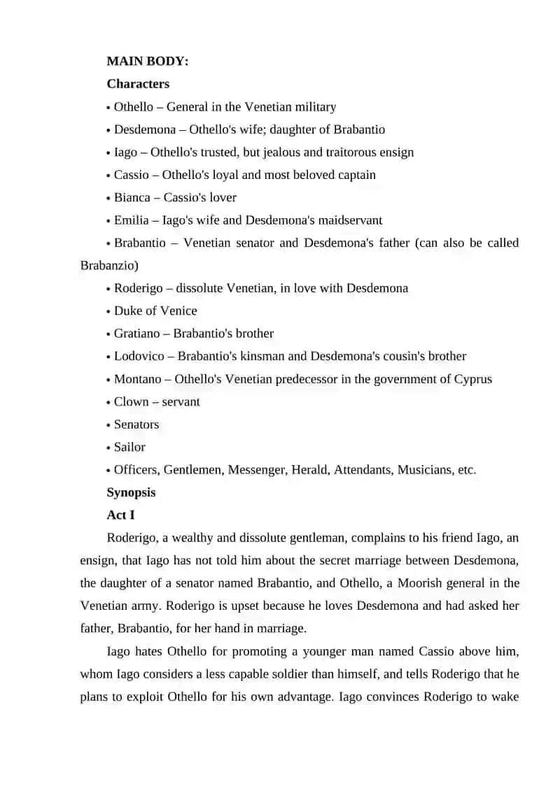 OTHELLO 4