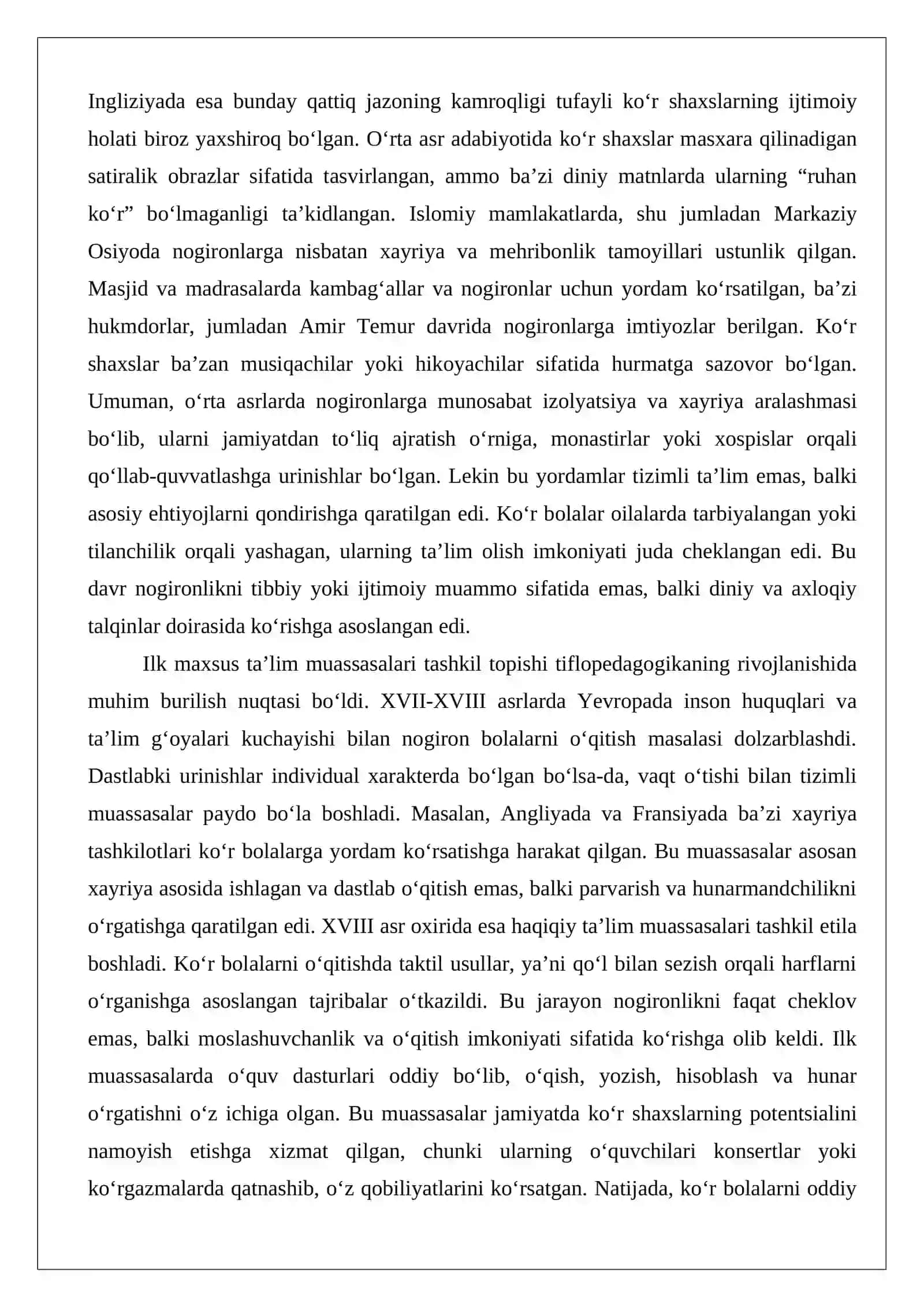 Tiflopedagogikaning rivojlanish tarixi 4