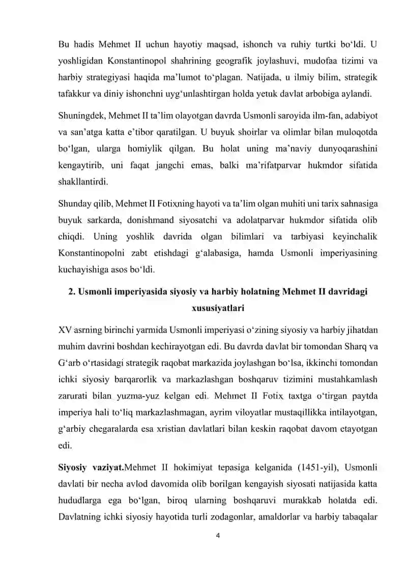 Konstantinopolning zabt etilishi 4