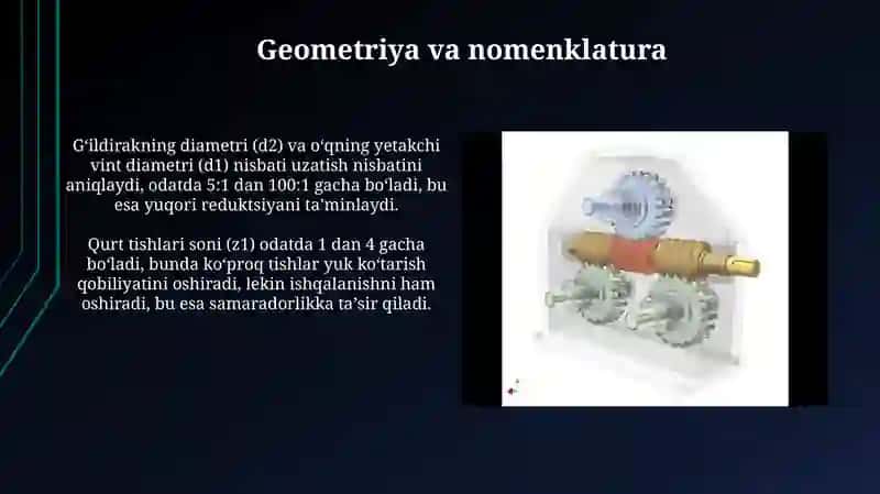 Worm g'ildiraklari 4