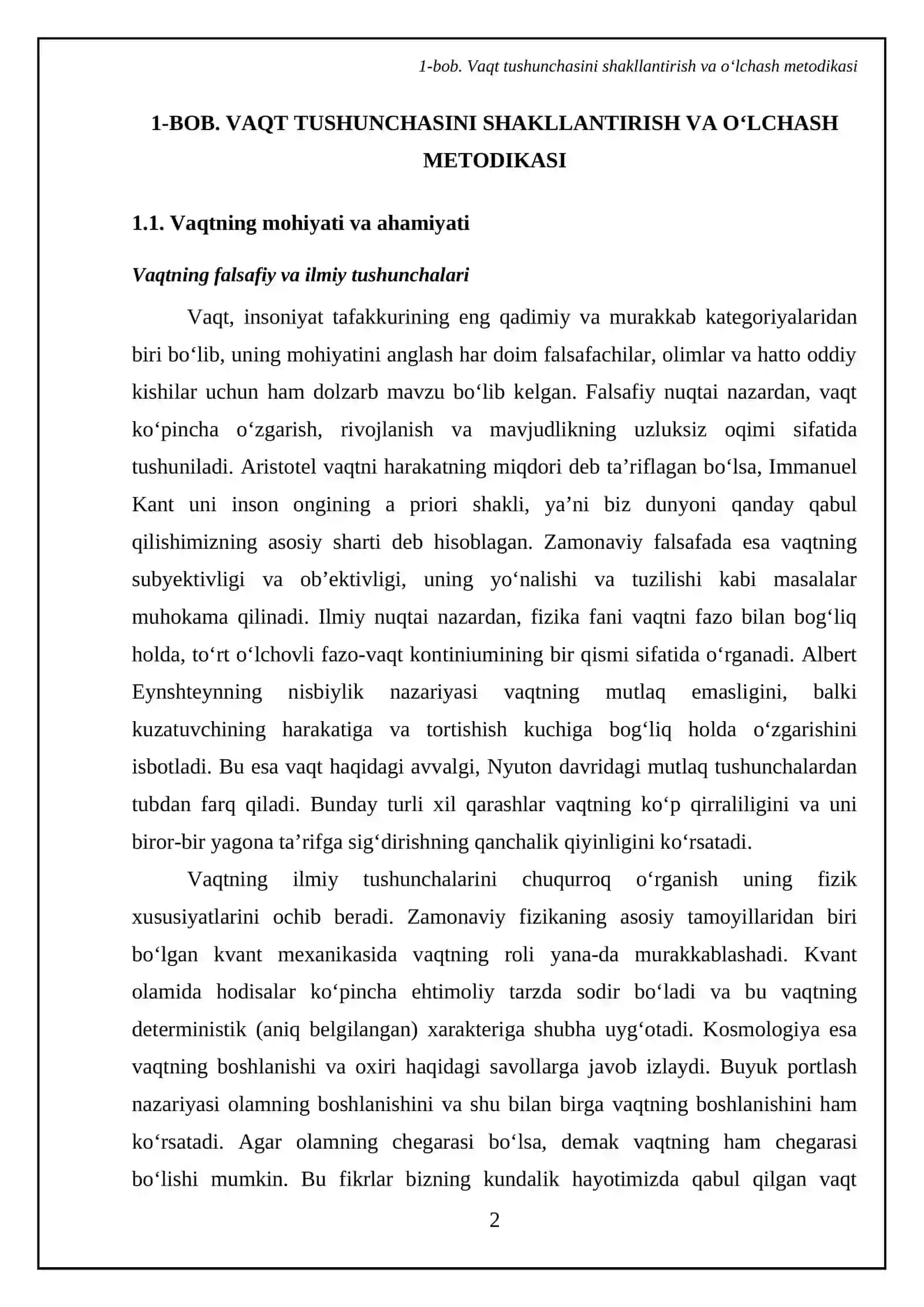 Vaqt, masofa, tenglik haqida tasavvurlarni tarkib toptirish va ularning o‘lchov birliklarini o‘rgatish metodikasi 4