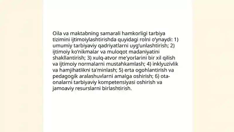 Tarbiya tizimini ijtimoiylashtirish 4