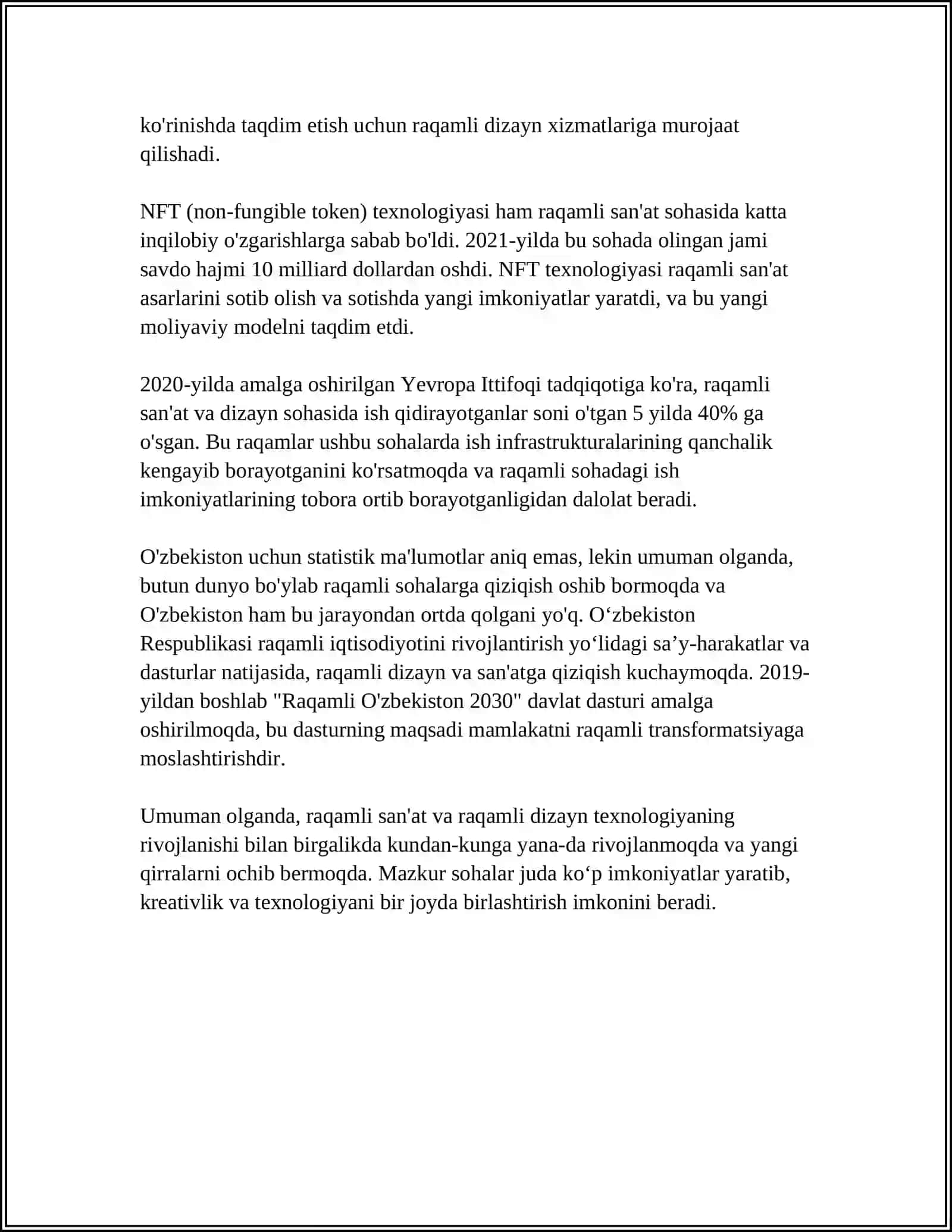 SAN'AT SOHASIDA AXBOROT TEXNALOGIYALARI 4