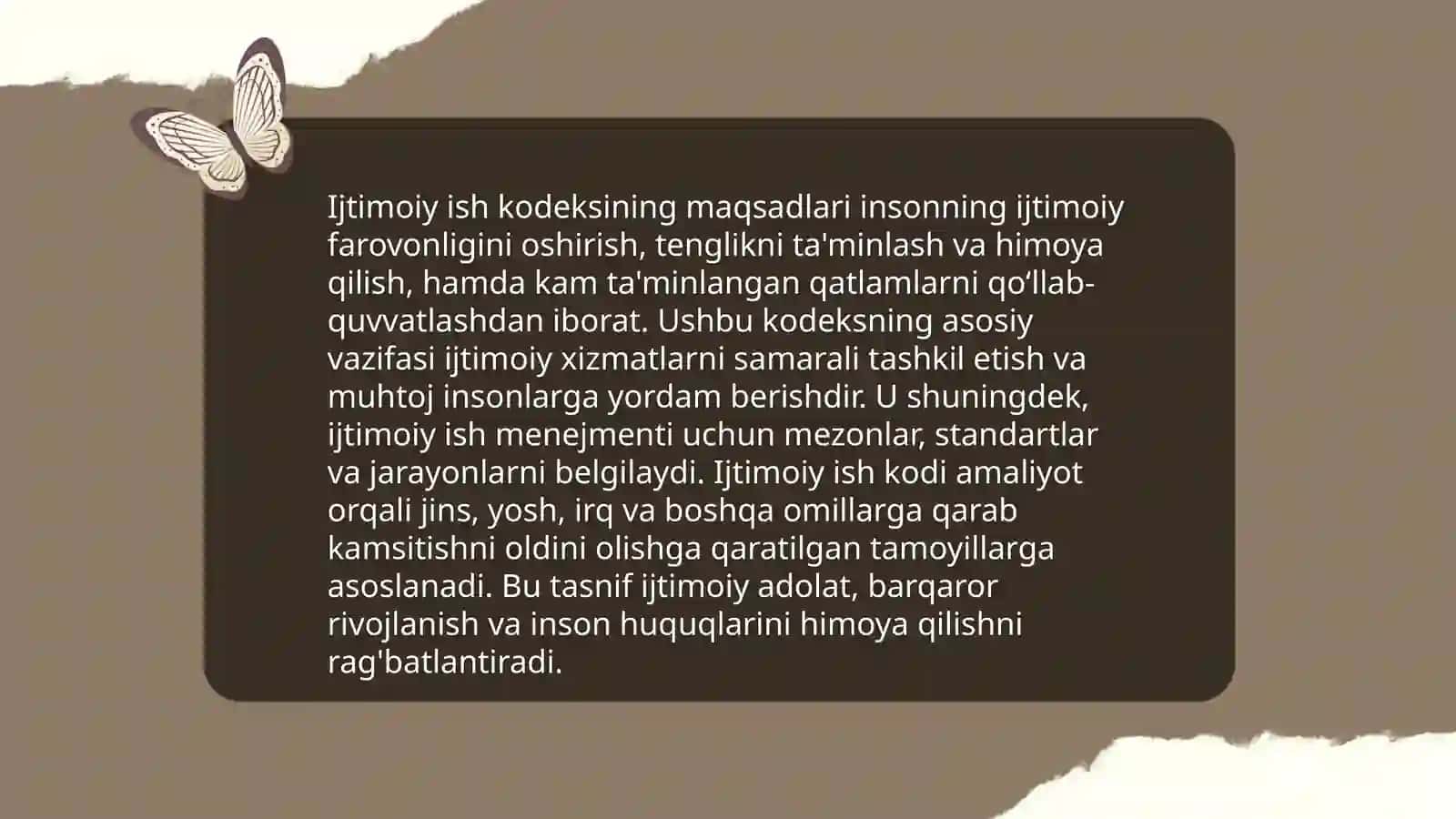 Ijtimoiy ish kodekslari 4