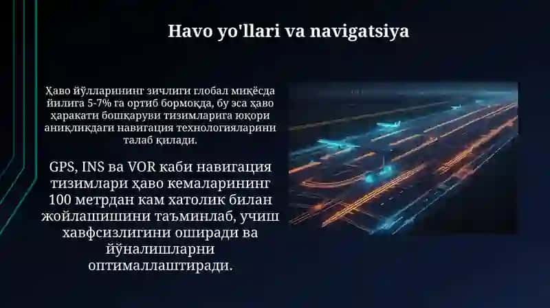 Havo va zamonaviy transport tarmoqlari 4