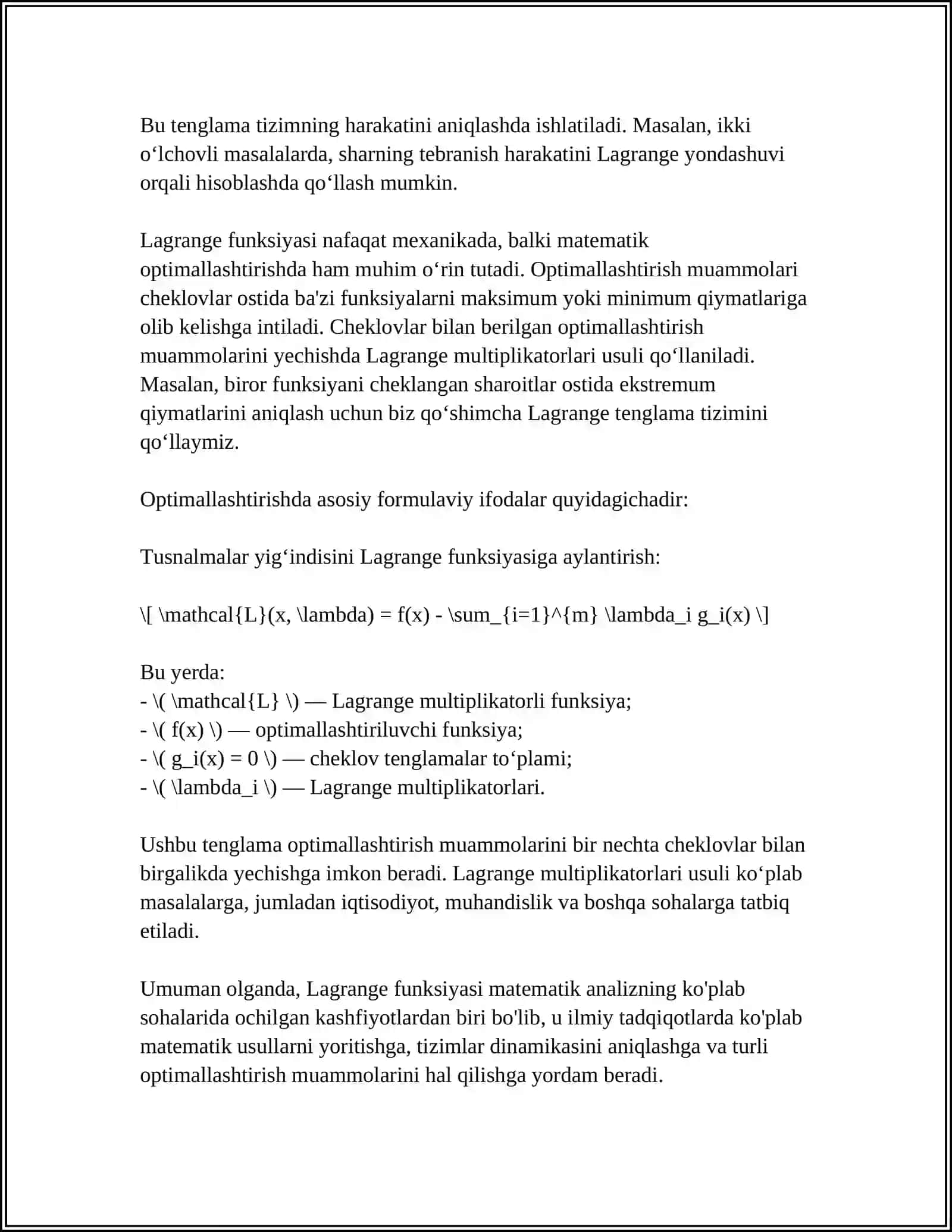 MATEMATIK OLIM LAGRANJ 4