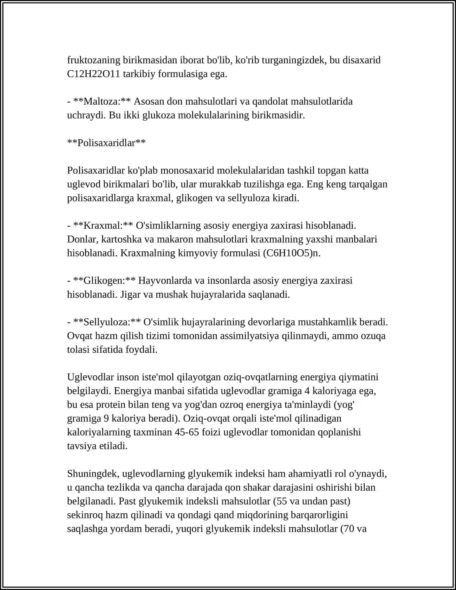 Uglevodlar 4