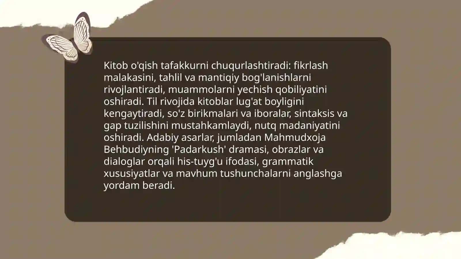 Kitob-inson taffakurining qanoti 4