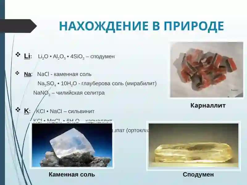 Щелочные металлы 4