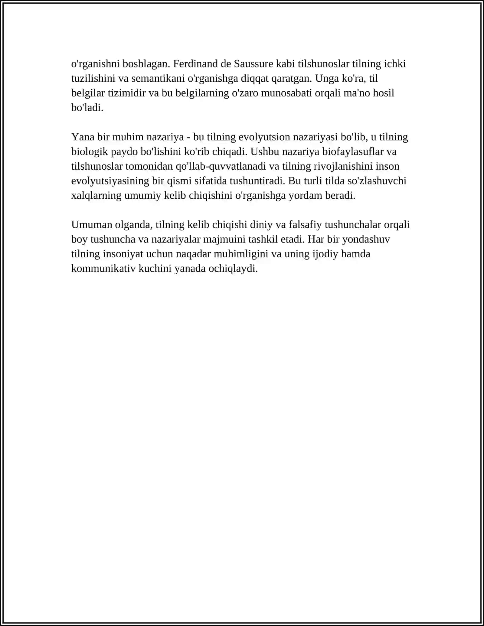 SHARQ MUTTAFAKIRLARINING TIL SHAKLLANISHIGA OID QARASHLARI 4