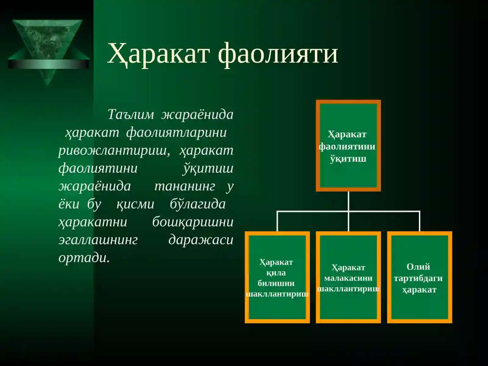 Дарс жараёнида ўқувчиларни ҳаракат фаолиятини такомиллаштириш услубиёти 4