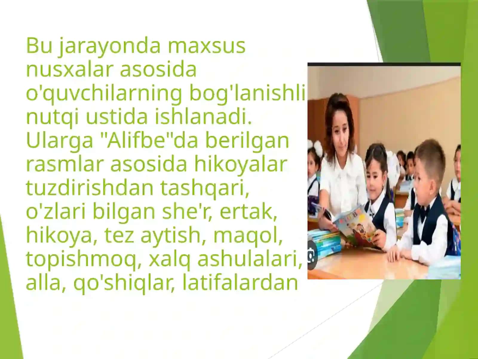 Alifbog’cha tayyorgarlik davri va bu davrda beriladigan bilimlar 4