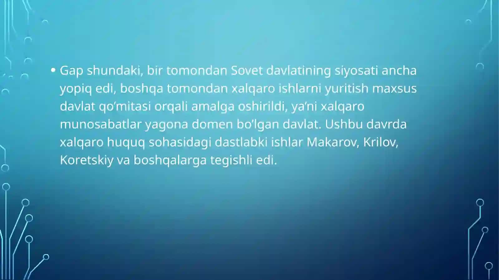 Rossiya Federatsiyasining davlat huquq tarixi 4