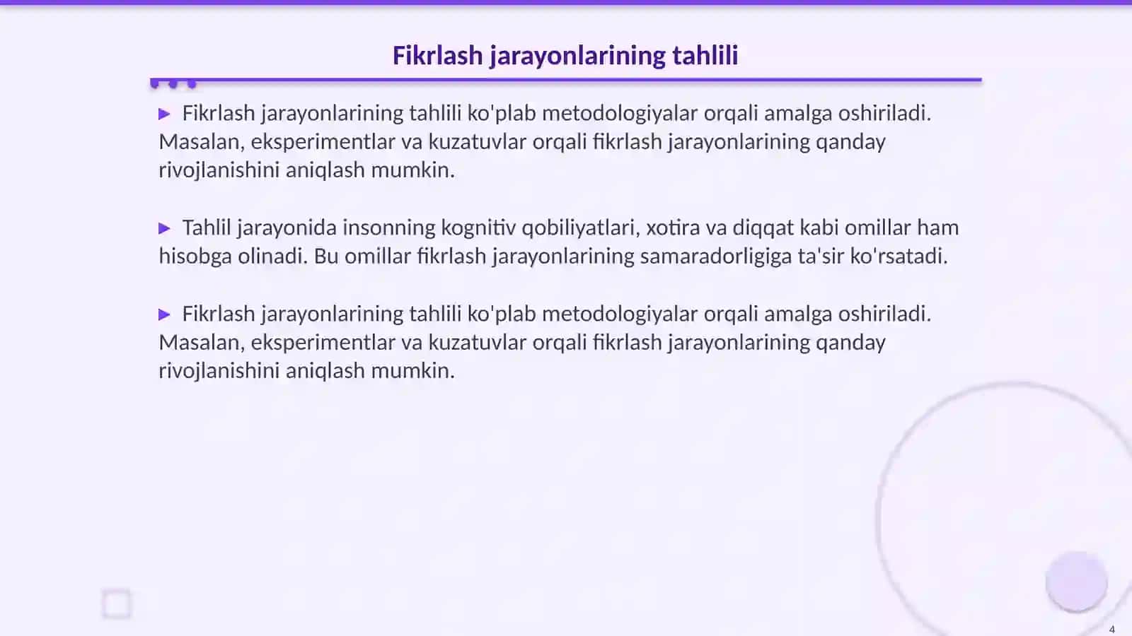 Fikrlash jarayonlari.Eksperimental nevrozlar.Xotira mexanizmlari.Diqqat.1 va 2 signal tizimlari 4