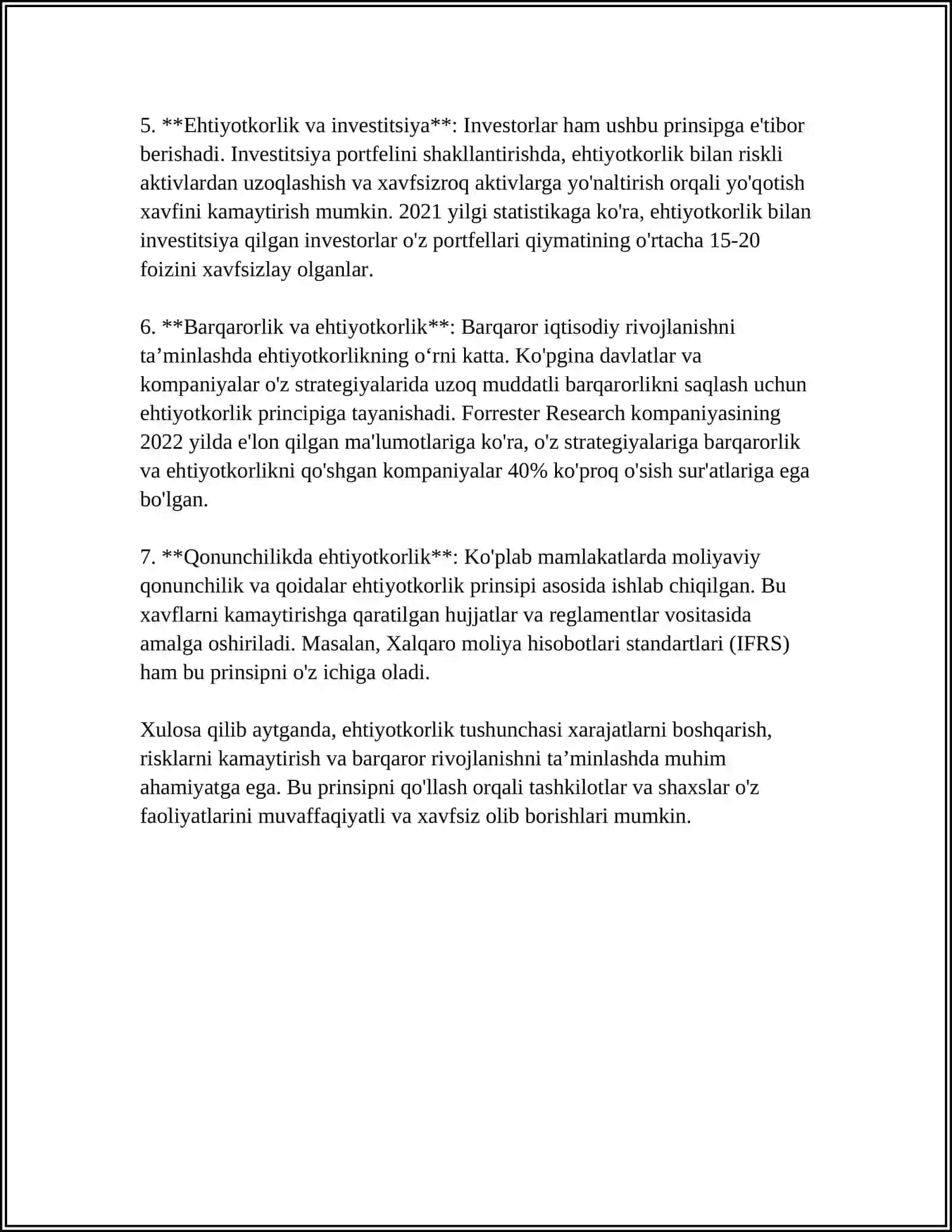 BOLALARGA EHTIYOTDAN QONIQISH DARAJASI VA UNING YUZAGA KELTIRUVCHI OMILLAR 4
