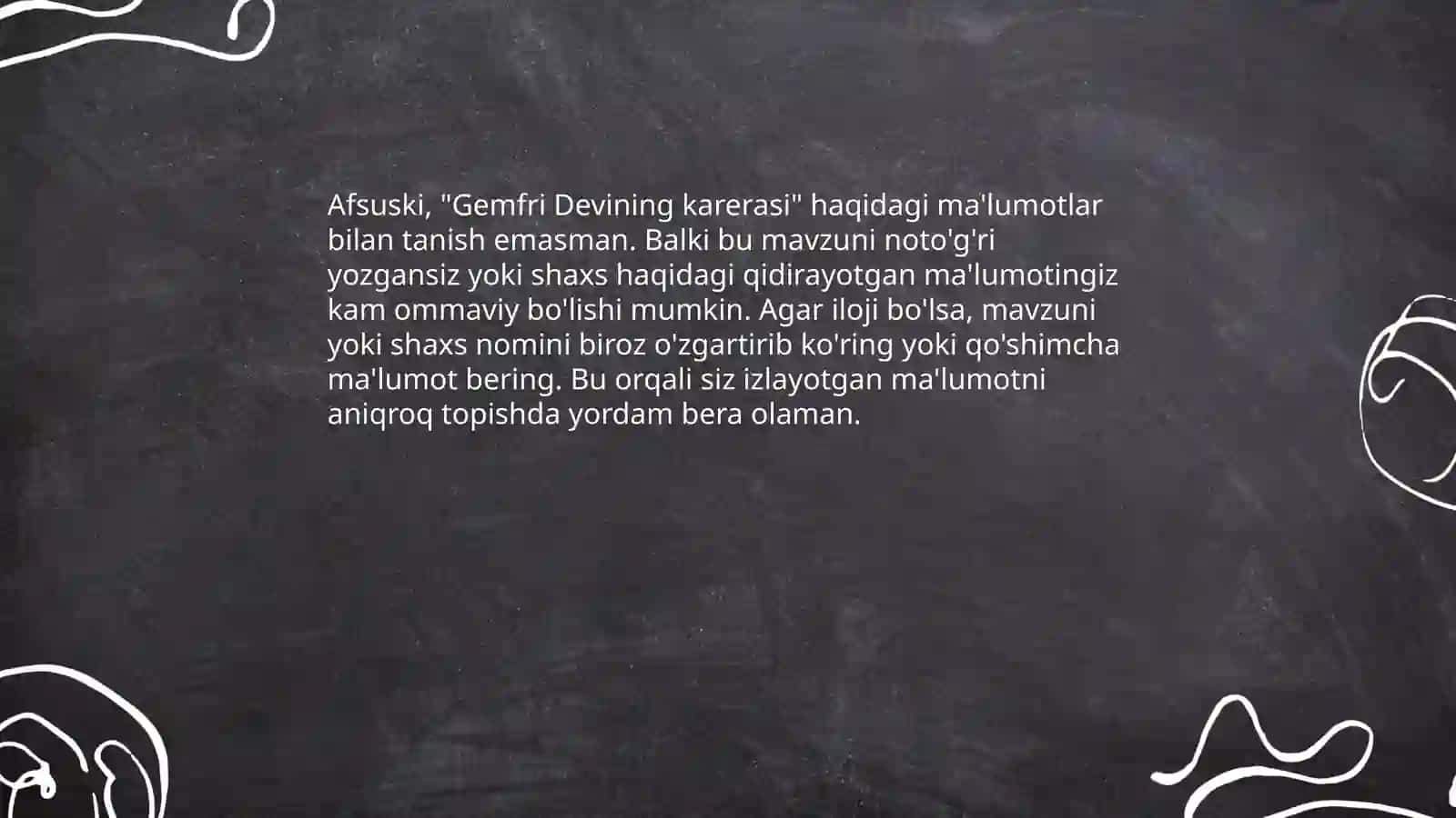 Gemfri Devining hayoti 4
