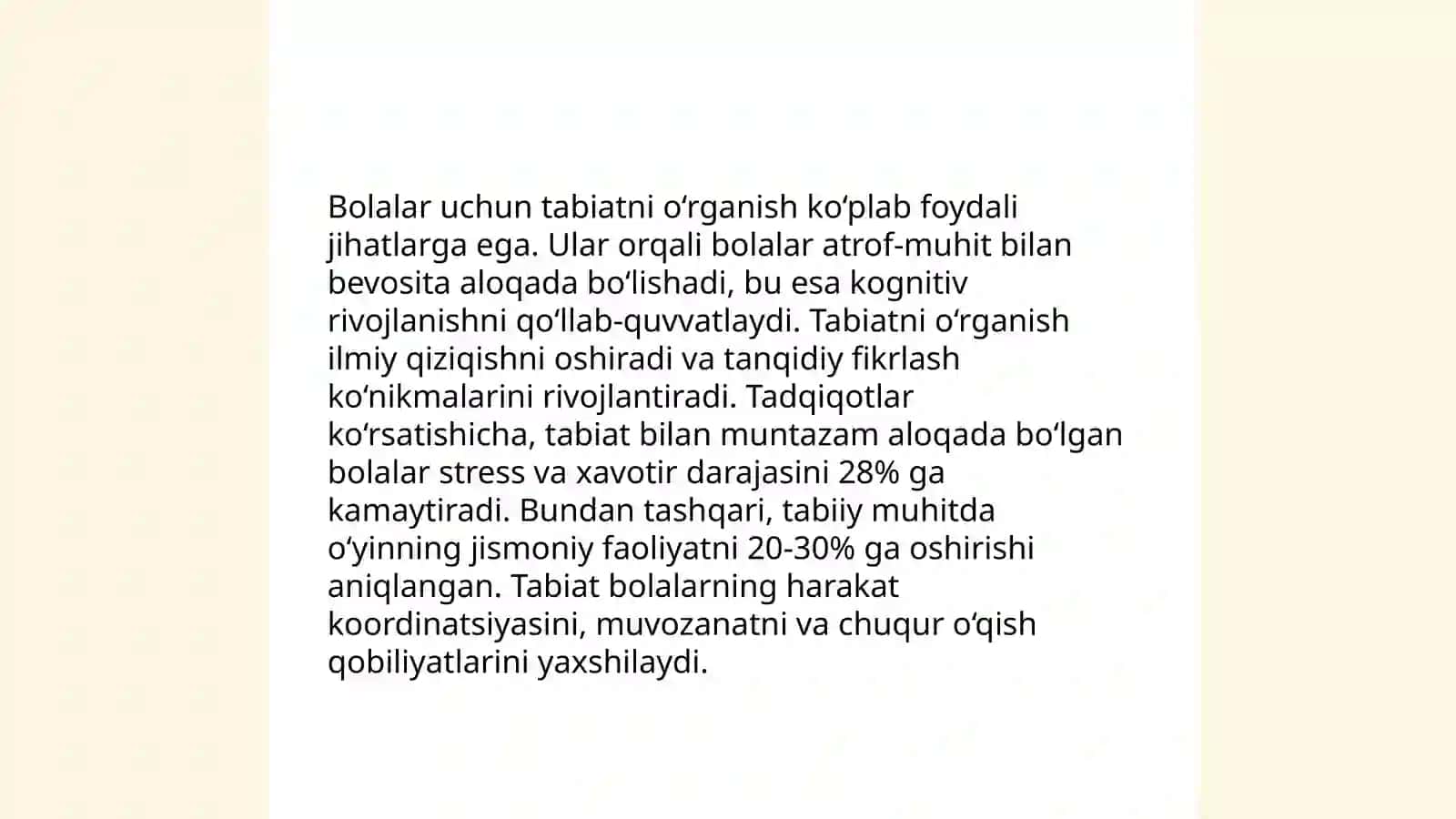 Bolalarni tabiat bilan tanishtirishda ekskursiyaning ahamiyati 4