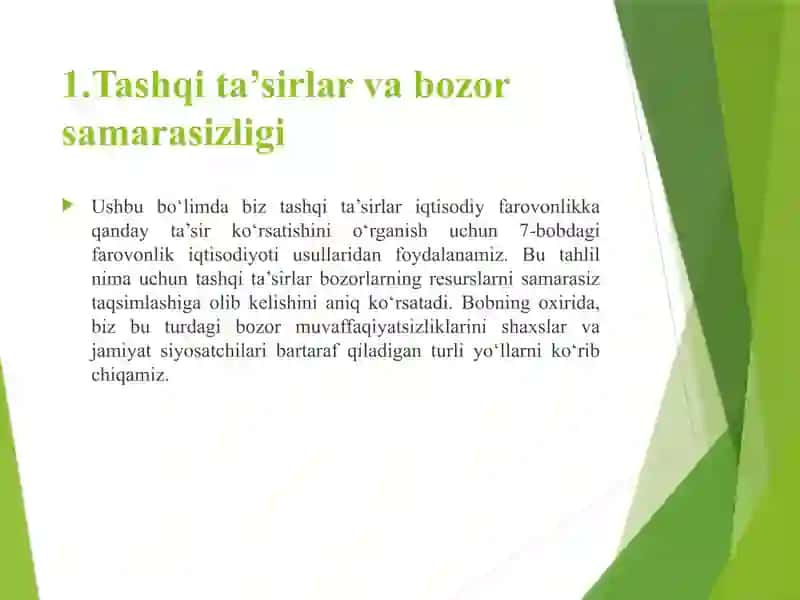 Tashqi ta’sirlar va Davlat Siyosati 4