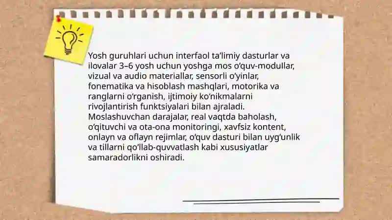 Maktabgacha taʼlimda kompyuterli oʻqitish texnologiyalari 4