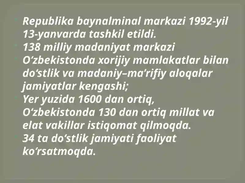 O‘zbekistonda tolerantlik va millatlararo totuvlikni ta’minlashning tarixiy ildizlari va demokratik prinsiplari 4