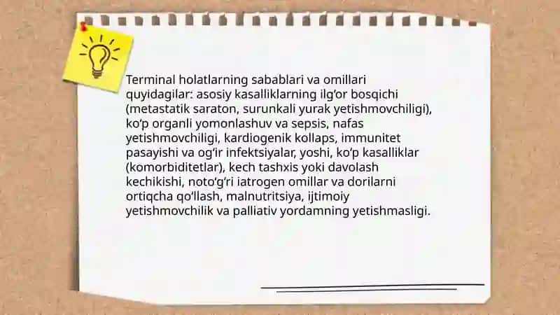 Terminal holatlar 4