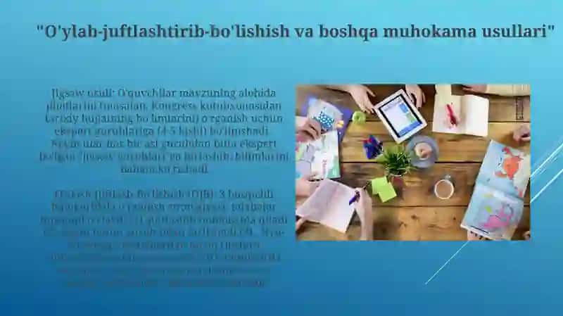 Oʻqitishda interfaol metodlar 4
