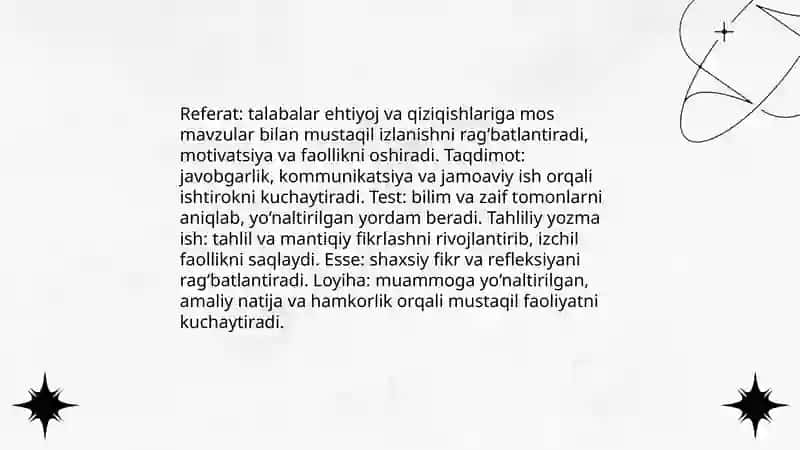 Talabaning ta’lim faoliyatida ehtiyojlar va qiziqishlar - faollikning manbai sifatida 4