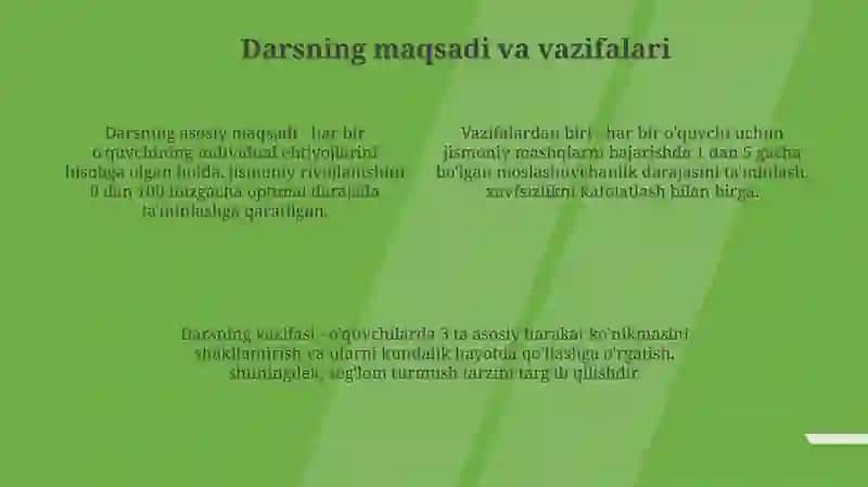 Adaptiv jismoniy tarbiya bo'yicha mashg‘ulot tarkibining xususiyatlari 4