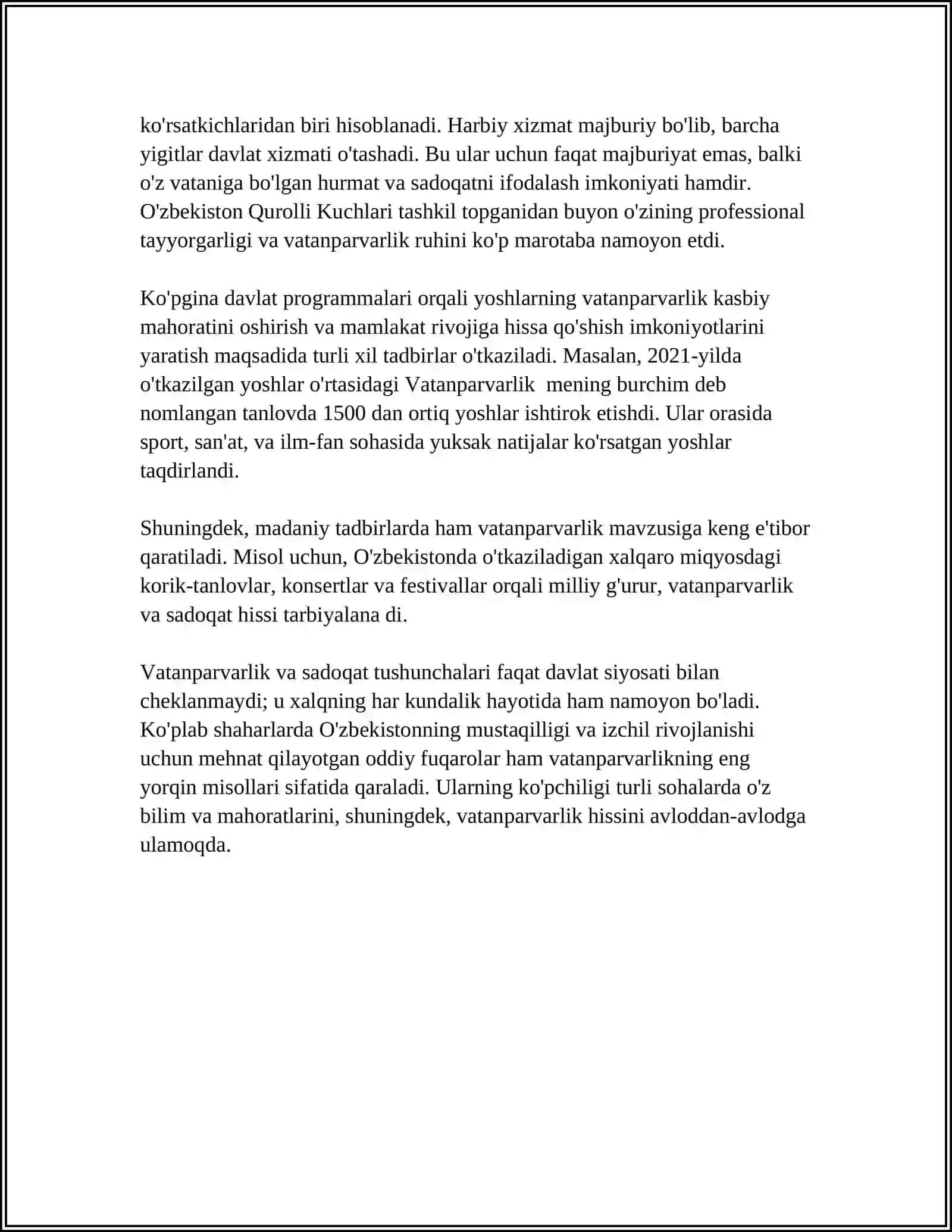 MENING VATANIM 4