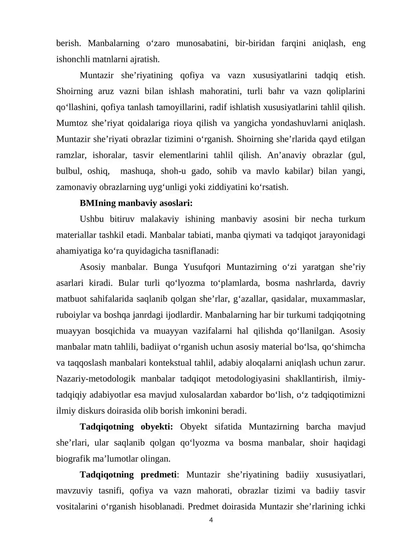 YUSUFQORI MUNTAZIR VA UNING ADABIY MEROSI 4