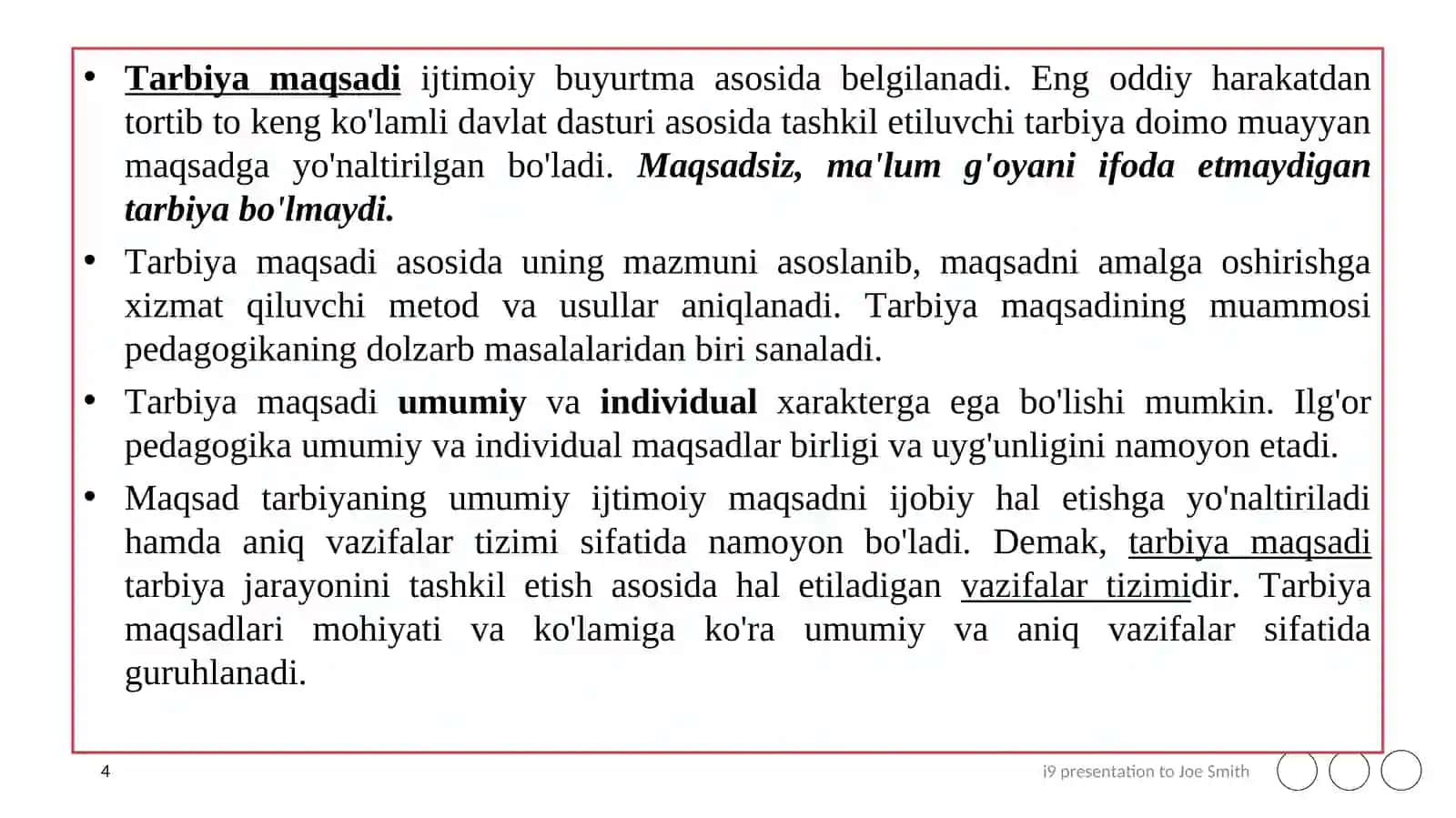 Tarbiya jarayonining mohiyati va ahаmiyati 4