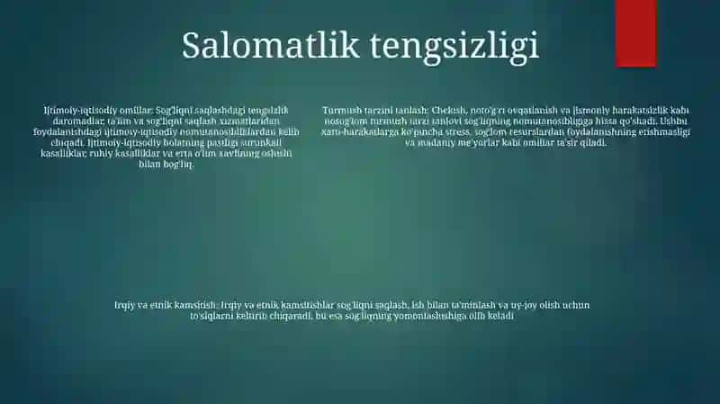 Daromadlar Tengsizligi 4
