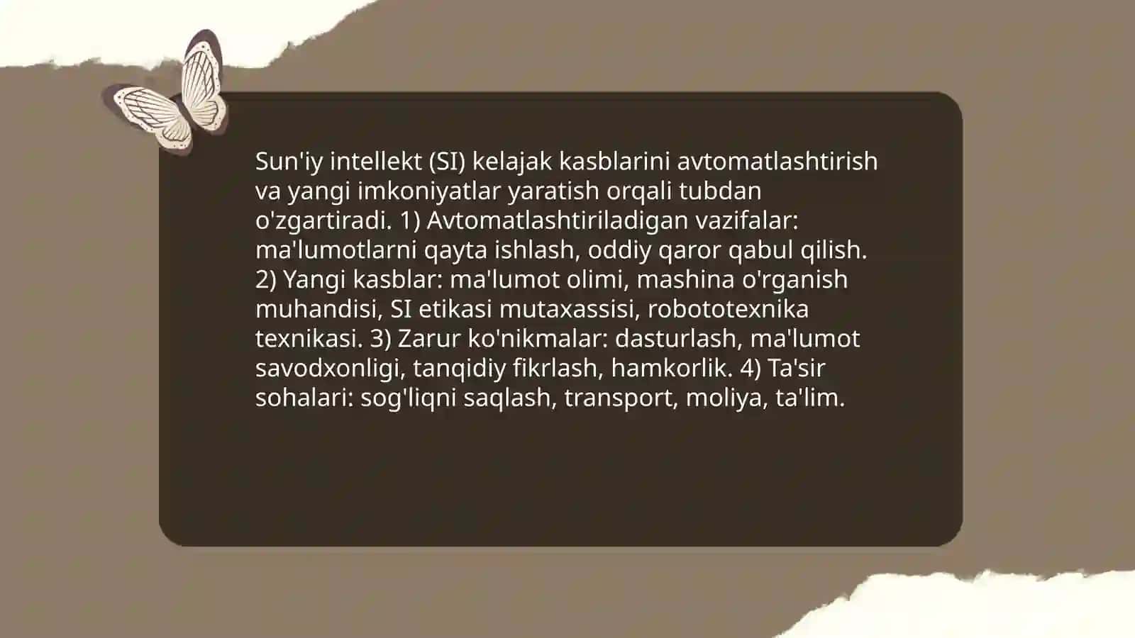 Kompyuterlashtirish va kelajak kasblari 4