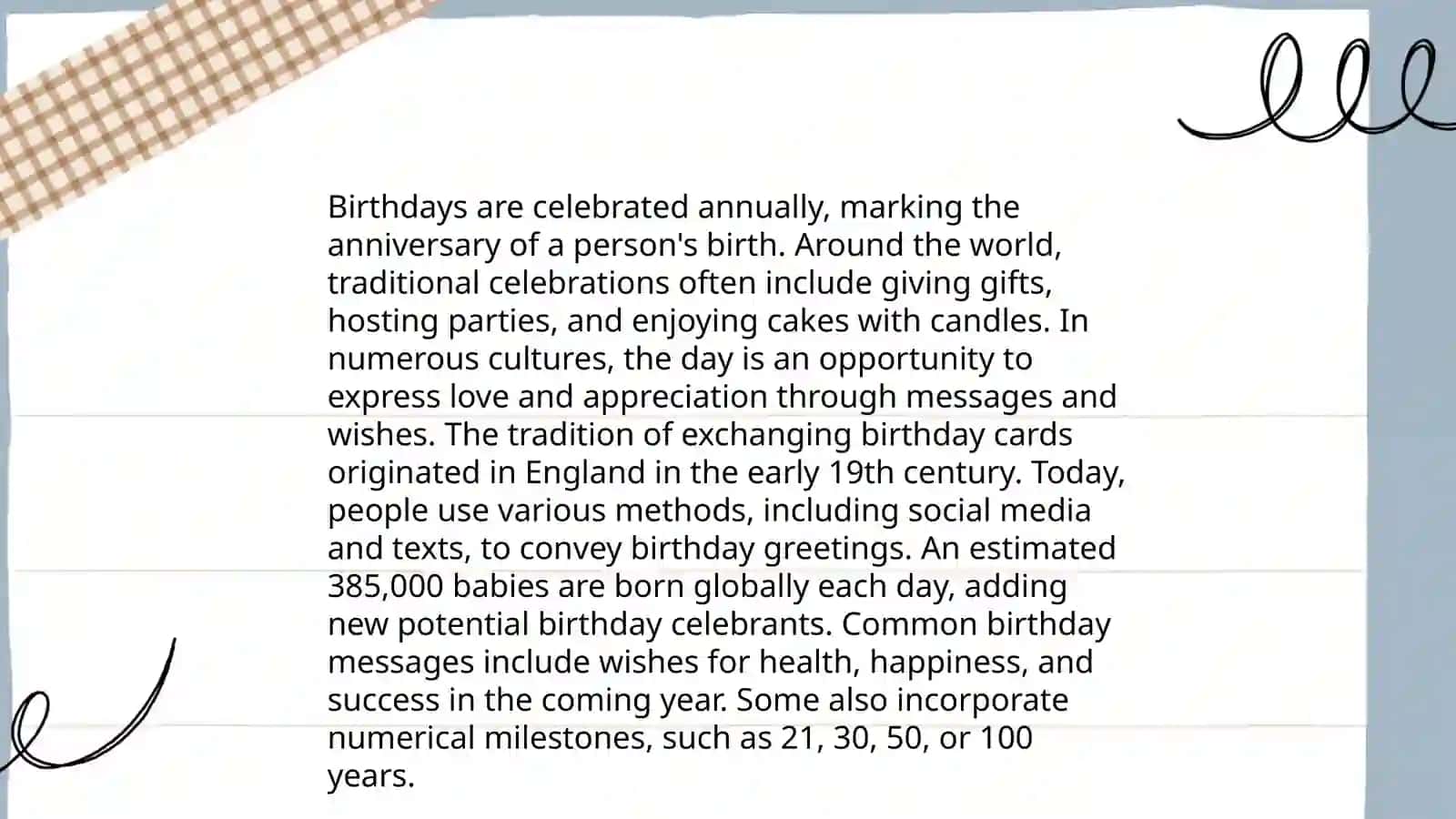 Birthday Celebration Ideas 4