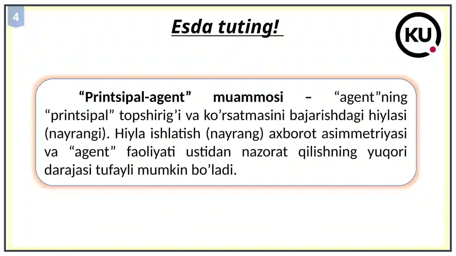 9-Amaliy mashg’ulot: Firma nazariyasi 4