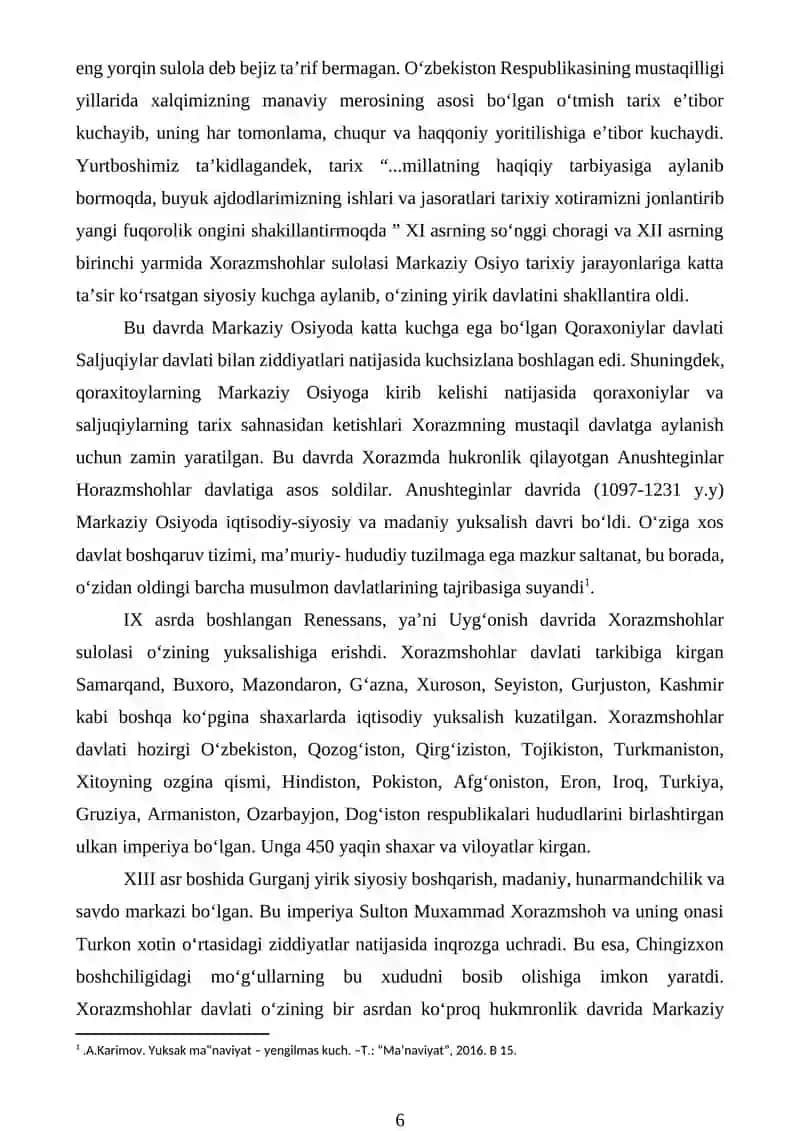 Xorazmshohlar davlati tarixi tarixshunosligi 4
