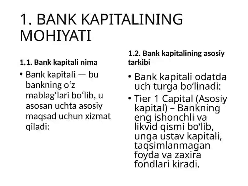 Bank kapitalining hisobini yuritish va audit qilish 4