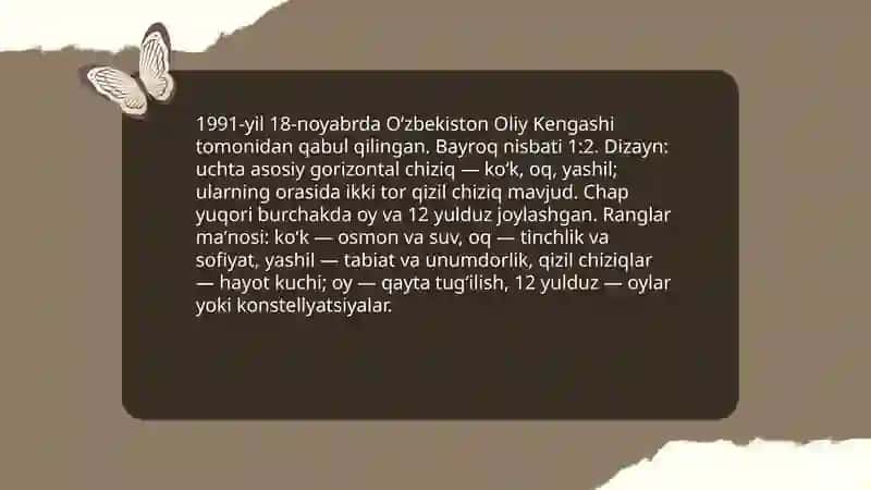 Davlat Ramzlarining Qabul Qilinishi 4