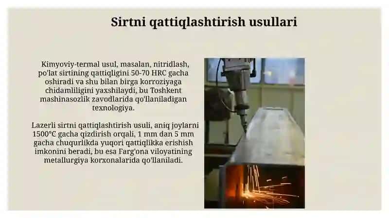 Po'lat va boshqa qotishmalarga termik ishlov berish texnologiyasi 4