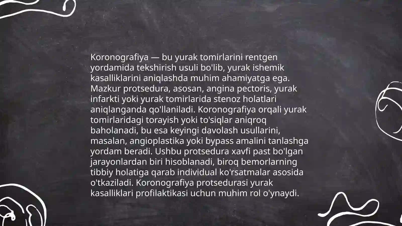Koronografiya. Ko'rsatma va qarshi ko'rsatmalar 4