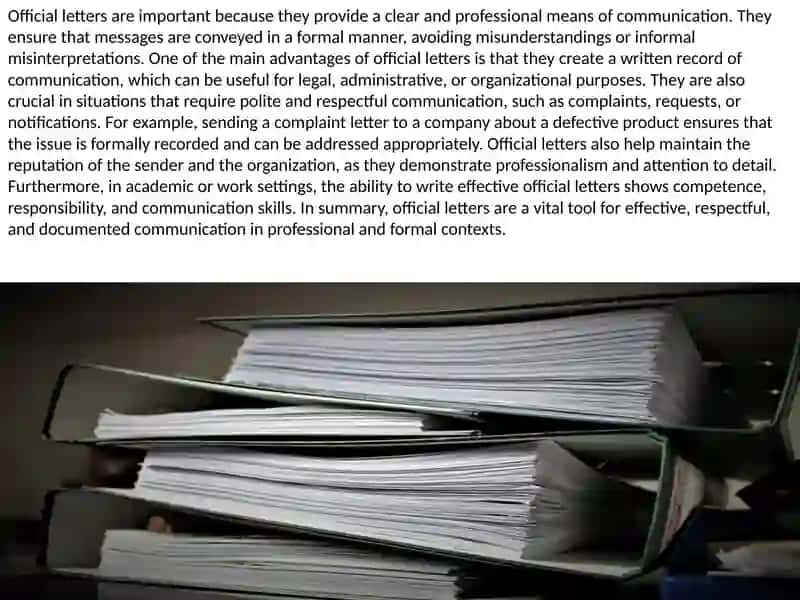 Official Letters 4